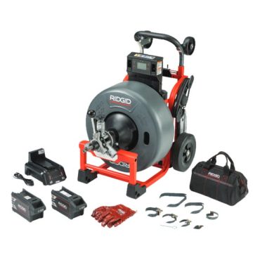 RIDGID K-4310 FXP 5/8″ Drum Machine with FXP Battery & Charger 73073