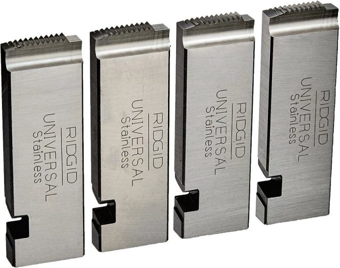 Discounts Ridgid Threading Machine Dies with 1/2 to 3/4 Inch NPT