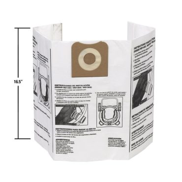 Opening Sales Ridgid VF3502 Size A High-Efficiency Disposable Filter Dust Bags